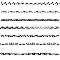 Obraz premium Old border designs vector set 