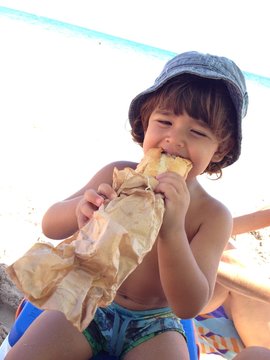 Comiendo bocadillo