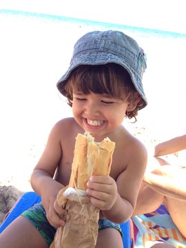 Comiendo bocadillo