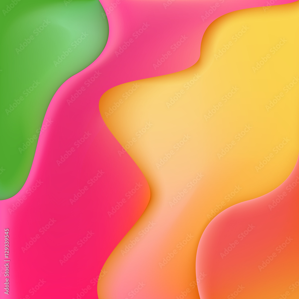 Poster abstract background with a distorted geometric shapes.