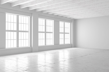 White studio or office blank space.