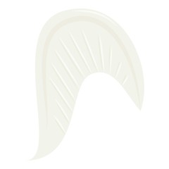 Angel wing icon. Cartoon illustration of angel wing vector icon for web