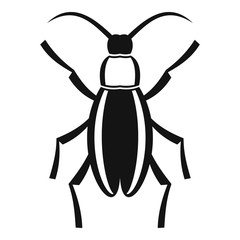 Beetle bug icon. Simple illustration of beetle bug vector icon for web