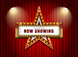 theater sign star