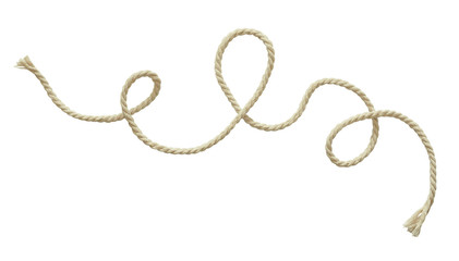 White wavy rope