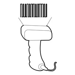 Scanner icon. Outline illustration of scanner vector icon for web