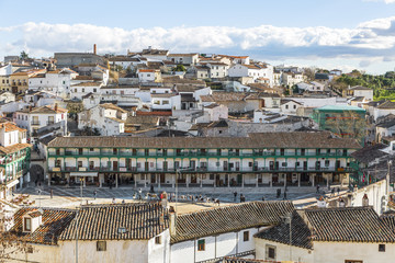 Obraz premium View of chinchon square. Town near Madrid