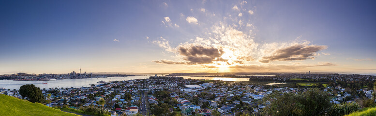 Obraz premium Sunset from Mount Victoria