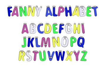 Letters Alphabet for Children Education.