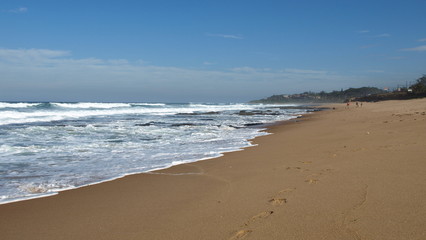 Fototapeta na wymiar Simple photograph of a beach shore