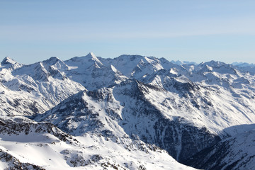 Plakat Winter mountains