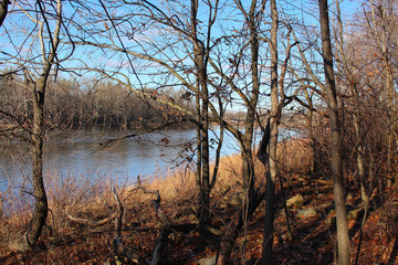 Obraz premium Autumn river