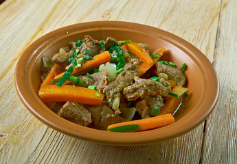 Braised beef  the Chinese style