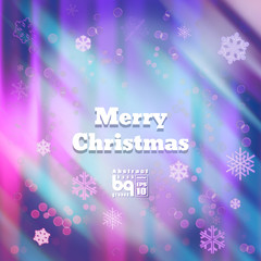 Abstract background snowflakes Merry Christmas