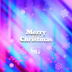 Abstract background snowflakes Merry Christmas