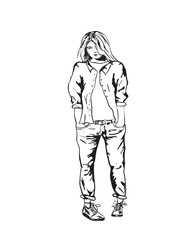 Fototapeta premium girl