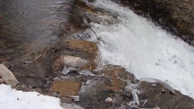 rivi&egrave;re en hiver