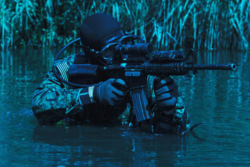 Navy SEAL frogman