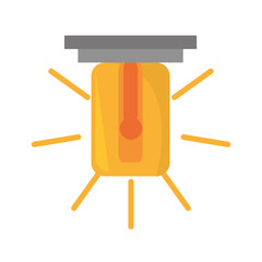 warning alarm alert security system work vector illustration eps 10