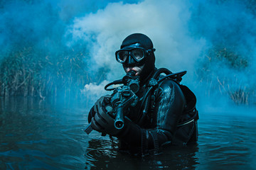 Navy SEAL frogman