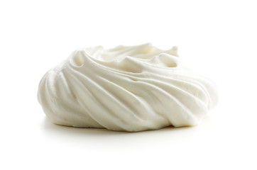Fototapeta na wymiar Sweet white meringue.