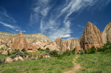 Panoramic view of Cappadocia - Turkey