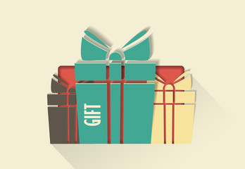 Vector illustration of Gift Card.