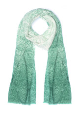 woman's scarf isolated on white