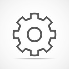 Setting icon. Vector illustration.