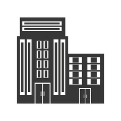 big building style icon vector illustration design