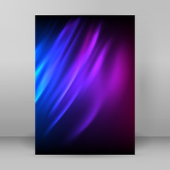 dark purple blue background blur format A4 magazine