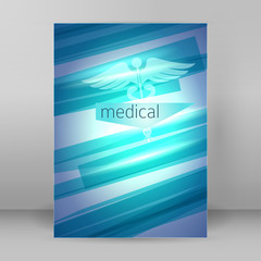 medicine concept cover page A4 brochure14