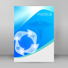 Medicine cover page leaflet advertising report03