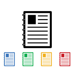 Documents icon. Documents icons universal set for web and mobile
