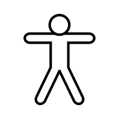 Human silhouette exercising icon vector illustration design