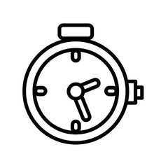 chronometer watch isolated icon vector illustration design