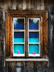 Okno drewniane.