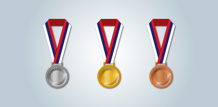 Medallas de plata, oro y bronce Rusia
