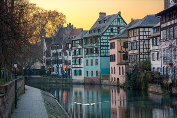 Fototapeta na wymiar Strasbourg, Alsace, France