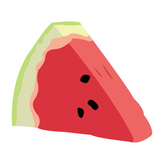 Isolated watermelon