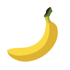 Isolated banana