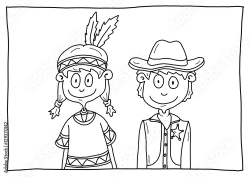 "Ausmalbild Karneval" Stock photo and royalty-free images ...