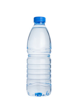 Plastic bottle of still healthy water isolated