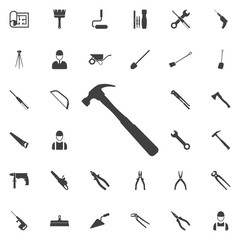 Hammer icon. Construction icons universal set for web and mobile