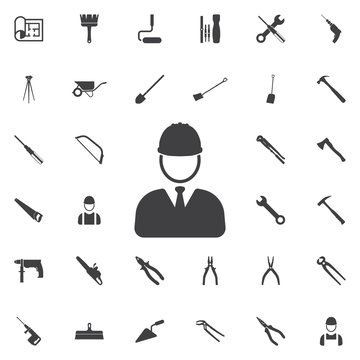 Architect Icon. Construction icons universal set for web and mobile