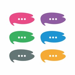 cloud chatt flat design