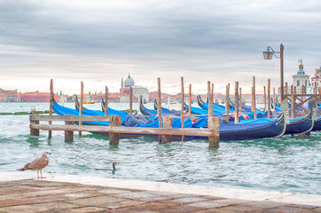 beautiful and romantic view of Venice