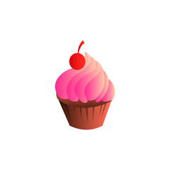 Cupcake Vector Design Element