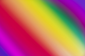 Blurred background of rainbow coloured gradient