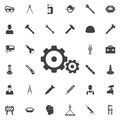 Gear icon. Construction icons universal set for web and mobile